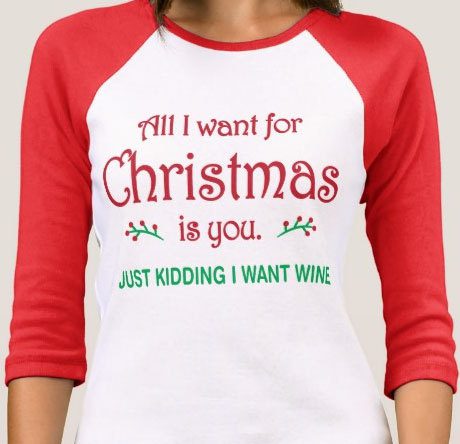 Digital File, All I want for Christmas is You Just Kidding I want Wine Xmas Funny Printable Clip Shirt Decal Design, Svg, Png, Dxf, Eps file