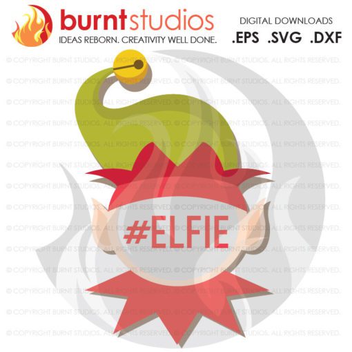 Digital File, Elfie, Elf, Let Me Take an Elfie, Christmas Ornaments, Funny, Holiday, Xmas, Shirt Design, Decal, Svg, Png, Dxf, Eps file