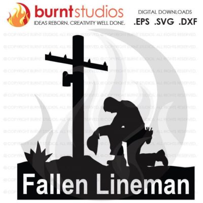 Fallen Power Lineman Tribute, Power Linemen, Power, Boots, Climbing Hooks, Spikes, Power Pole, Gaffs, Design, Svg, Png, Dxf