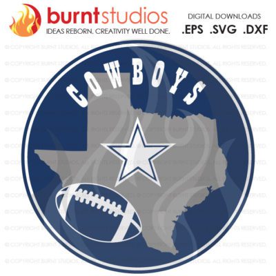 SVG Cutting File, Dallas Cowboys Monogram Star, National Football League, Super Bowl, Football, Dallas, Texas, NFL, Png, Dxf, Eps