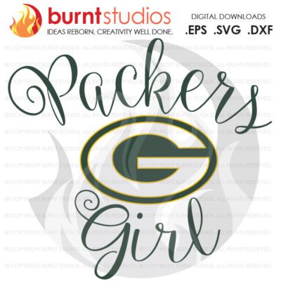 SVG Cutting File, Green Bay Packers Girl, Aaron Rodgers, National Football League, Super Bowl, Football, NFL, Png, Dxf, Eps