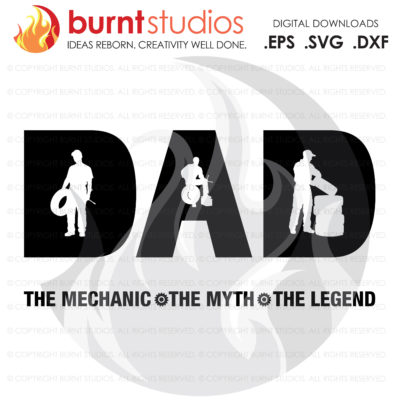 Digital File, Fathers Day Mechanics Gift, Mechanic, Dad, Automotive, Wrench, Mechanic SVG, Mecanic Decal Art