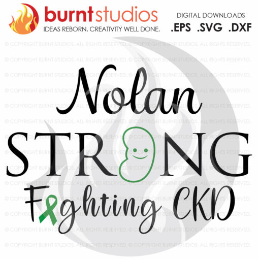 Fighting CKD, Strong Awareness, We Can Do It, SVG Cutting File, Warrior, Survivor, Advocate, Fighter, Cure, Digital DXF, Customize